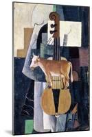 The Cow and the Violin-Kasimir Malevich-Mounted Giclee Print