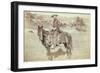 The Cow Boy-John C.H. Grabill-Framed Art Print