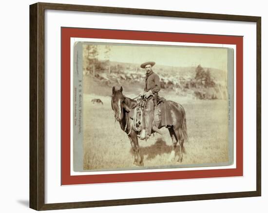 The Cow Boy-John C. H. Grabill-Framed Giclee Print