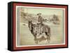 The Cow Boy-John C. H. Grabill-Framed Stretched Canvas