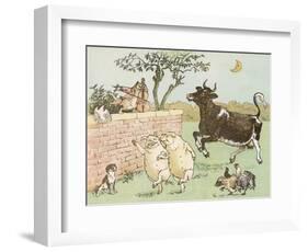 The Cow Jumped Over the Moon-Randolph Caldecott-Framed Photographic Print