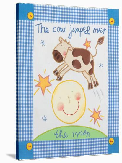 The Cow Jumped Over the Moon-Sophie Harding-Stretched Canvas