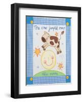 The Cow Jumped Over the Moon-Sophie Harding-Framed Art Print