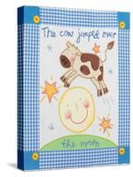 The Cow Jumped Over the Moon-Sophie Harding-Stretched Canvas