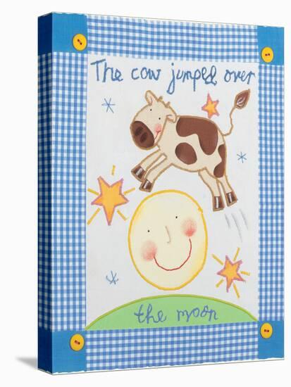 The Cow Jumped Over the Moon-Sophie Harding-Stretched Canvas