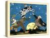 The Cow Jumps Over The Moon-Maud & Miska Petersham-Stretched Canvas