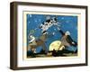 The Cow Jumps Over The Moon-Maud & Miska Petersham-Framed Art Print