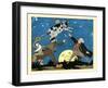The Cow Jumps Over The Moon-Maud & Miska Petersham-Framed Art Print