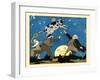 The Cow Jumps Over The Moon-Maud & Miska Petersham-Framed Art Print