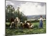 The Cow Pasture-Julien Dupre-Mounted Giclee Print