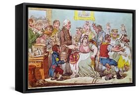 The Cow Pock or the Wonderful Effects of the New Inoculation, Published by H.Humphrey, 1809-James Gillray-Framed Stretched Canvas