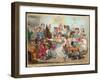 The "Cow Pock" or the Wonderful Effects of the New Inoculation, Satire on Jenner's Treatment-James Gillray-Framed Photographic Print