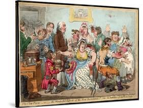 The "Cow Pock" or the Wonderful Effects of the New Inoculation, Satire on Jenner's Treatment-James Gillray-Stretched Canvas