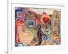 The Cow Sees Everything-Josh Byer-Framed Giclee Print