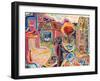 The Cow Sees Everything-Josh Byer-Framed Giclee Print