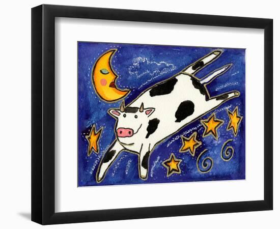 The Cow That Jumped over the Moon-Wyanne-Framed Premium Giclee Print