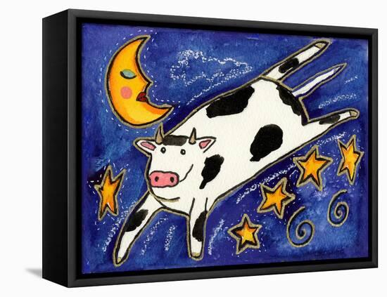 The Cow That Jumped over the Moon-Wyanne-Framed Stretched Canvas