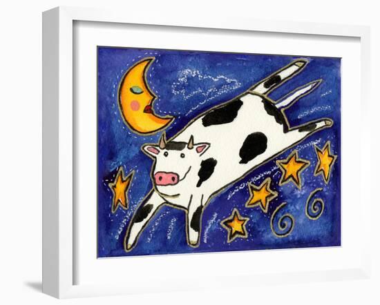 The Cow That Jumped over the Moon-Wyanne-Framed Giclee Print