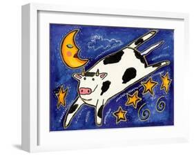 The Cow That Jumped over the Moon-Wyanne-Framed Giclee Print