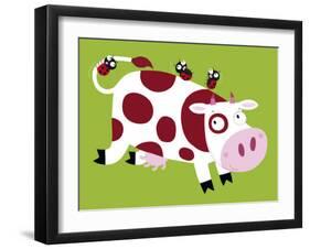 The Cow-Nathalie Choux-Framed Art Print