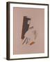 The Cowards. Figurine for the Opera Victory over the Sun by A. Kruchenych, 1920-1921-El Lissitzky-Framed Giclee Print