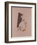 The Cowards. Figurine for the Opera Victory over the Sun by A. Kruchenych, 1920-1921-El Lissitzky-Framed Giclee Print