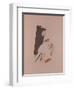 The Cowards. Figurine for the Opera Victory over the Sun by A. Kruchenych, 1920-1921-El Lissitzky-Framed Giclee Print