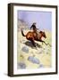 The Cowboy, 1902-Frederic Sackrider Remington-Framed Giclee Print
