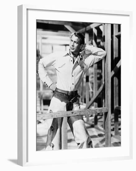 The Cowboy and the Lady, 1938-null-Framed Photographic Print