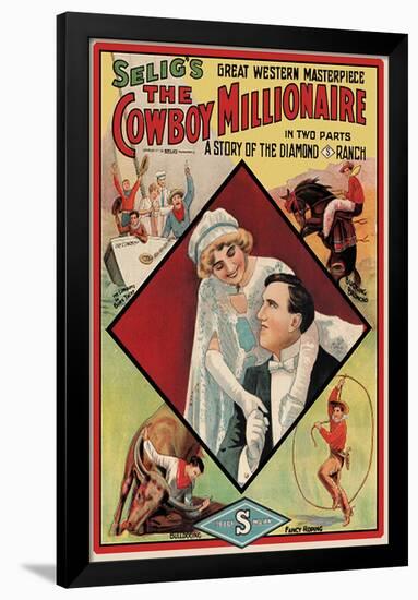 The Cowboy Millionaire Movie Tom Mix-null-Framed Poster