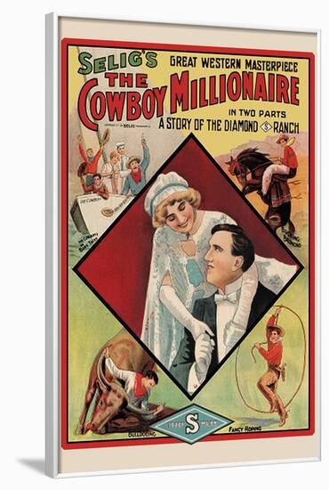 The Cowboy Millionaire Movie Tom Mix-null-Framed Art Print