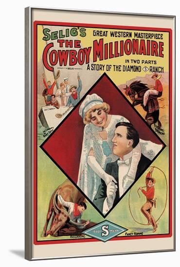 The Cowboy Millionaire Movie Tom Mix-null-Framed Art Print