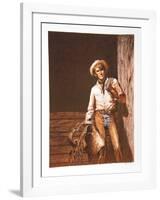 The Cowboy-John Duillo-Framed Collectable Print