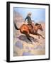 The Cowboy-Frederic Sackrider Remington-Framed Premium Giclee Print