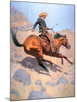 The Cowboy-Frederic Sackrider Remington-Mounted Giclee Print