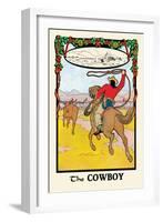The Cowboy-H.o. Kennedy-Framed Art Print