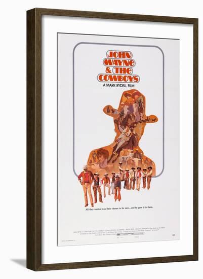 The Cowboys-null-Framed Art Print