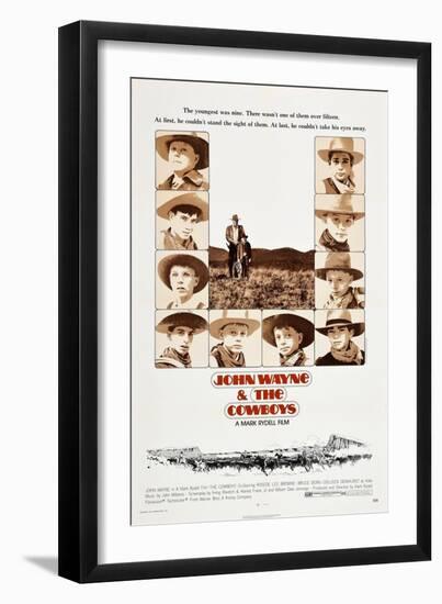 The Cowboys-null-Framed Art Print