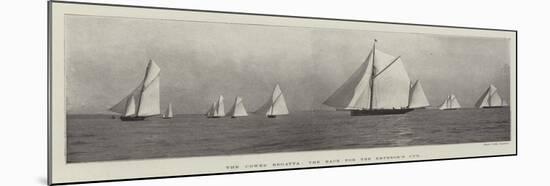 The Cowes Regatta, the Race for the Emperor's Cup-null-Mounted Giclee Print