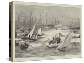 The Cowes Week, a General View of the Regatta-William Lionel Wyllie-Stretched Canvas