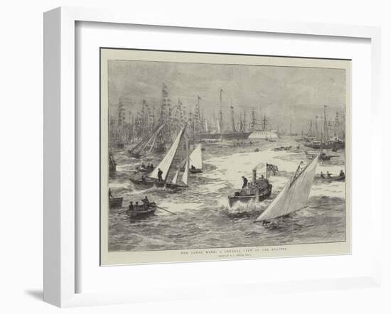 The Cowes Week, a General View of the Regatta-William Lionel Wyllie-Framed Giclee Print