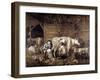 The Cowshed-George Morland-Framed Giclee Print