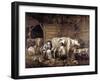 The Cowshed-George Morland-Framed Giclee Print