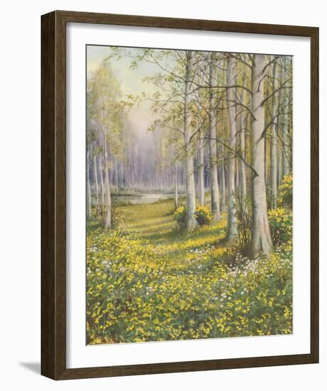 The Cowslip Field-John Halford Ross-Framed Giclee Print