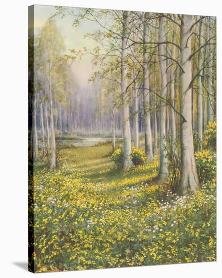 The Cowslip Field-John Halford Ross-Stretched Canvas