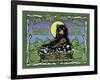 The Cozy Bear Lodge-Old Red Truck-Framed Giclee Print