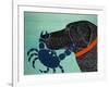 The Crab Black-Stephen Huneck-Framed Giclee Print
