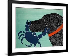 The Crab Black-Stephen Huneck-Framed Giclee Print