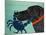 The Crab Black-Stephen Huneck-Mounted Giclee Print