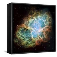 The Crab Nebula-Stocktrek Images-Framed Stretched Canvas